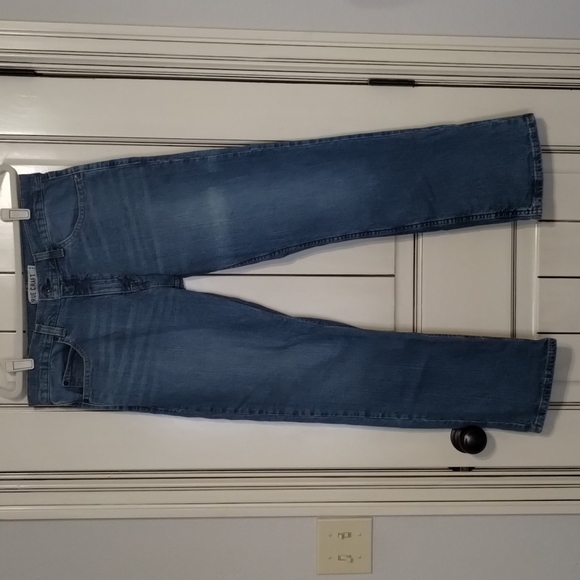 True craft mens size 34x30 blue jeans denim straight medium wash mid rise - Picture 1 of 7